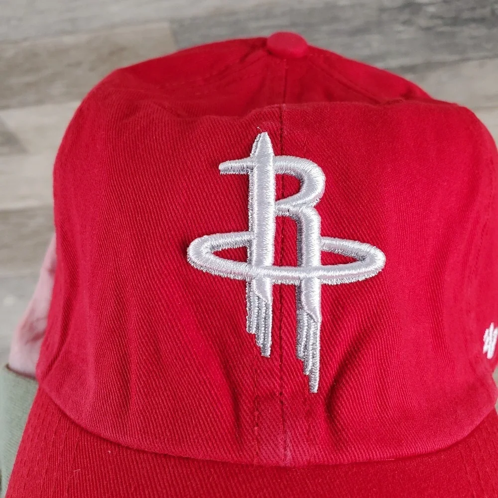 '47 Strapback Hat One Size‎ Red Houston Rockets Slouch Relax Fit